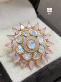 SAMYUKTA, DESIGNER KUNDAN STONE BRIDAL RING FOR WOMEN-LRDRS001