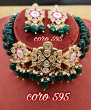 CORO, BEAD CHOKER NECKLACE SET FOR WOMEN -CORONSW001