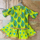 CUTE COTTON KURTI SHARARA FOR GIRLS-PANKKS001
