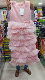 PRETTY PRINCESS IN PINK, PINK PARTY WEAR GOWN FOR LITTLE PRINCESS-ANUBPF001