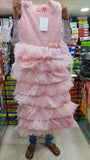 PRETTY PRINCESS IN PINK, PINK PARTY WEAR GOWN FOR LITTLE PRINCESS-ANUBPF001