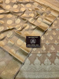 Madhuri, Beautiful Pure Banarasi Silk Zari Weaving Suit with Banarasi Silk Duppatta-MADHUSS001M