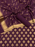Prerna, Beautiful Pure Banarasi Handloom Cotton  Silk Suit with Banarasi Duppatta-MADHUSS001P