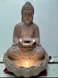 3 FEET LOTUS BUDDHA FOUNTAIN WITH LIGHT-RKBF001
