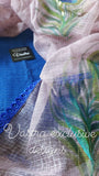 Beautiful kanthawork cotton Top and Kota  Hand Painted Duppatta-GANNKSS001