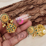 BHAVANA, GOLD FINISH BALL KEMP JUMKA FOR WOMEN-SAYDJ001B