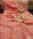 Peach  Nirmaṇa™ Unveils Exotic  Charishma  Thani Organza Silk Saree for Women-NIRMSW001P