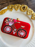 DESIGNER CYCLE TRENDY CLUTCH BAG FOR WOMEN-WBR001