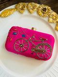 DESIGNER CYCLE TRENDY CLUTCH BAG FOR WOMEN-WBR001