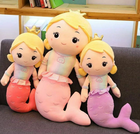 PAIR OF 2 ,CUTE SOFT MERMAID SOFT TOYS FOR LITTLE PRINCESS-ANUBMS001