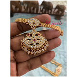 SHRI SHYLAJA, GOLD FINISH NECKLACE COMBO  FOR WOMEN-ARTNS001