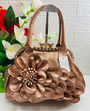 New Designer Stylish Diamond Flower Wedding Hand Bags for Women-TWINHB001