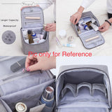 Oxford Portable Women Makeup Bag Organizer For Handbag Polyester Travel Cosmetic Bag For Make Up Men Toiletry Kit Zipper Pouch-SAFFPB001