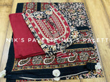 Premium Cotton Kalamkari Print Anarkali Kurti & Gota work on Yoke paired with cotton pant-MOEKS001