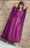 Purple Wow®️ PLAIN KAFTAN FOR WOMEN-MAWPK001P