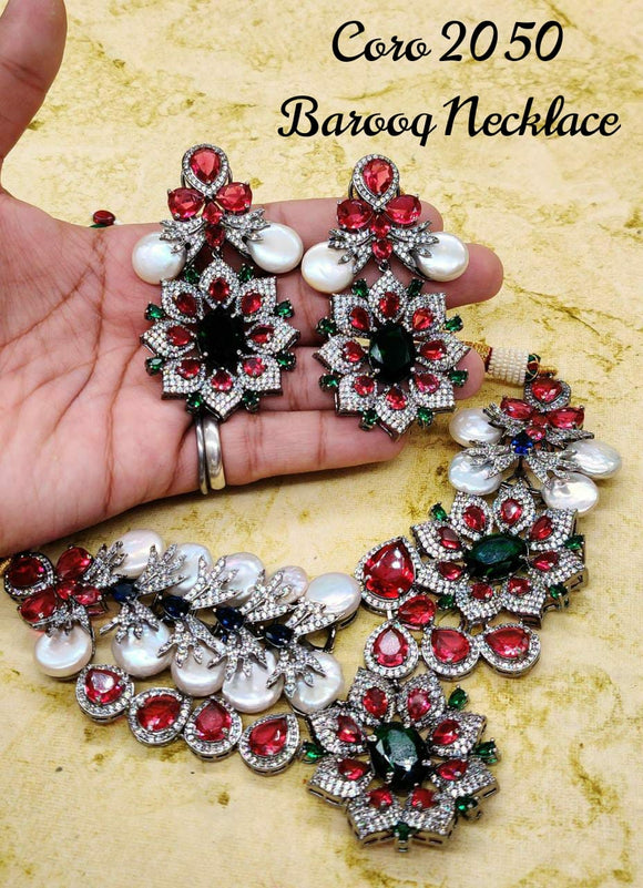 Buy Tarinika's Azba Peacock Antique Black Beads Necklace Online - Tarinika  India