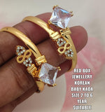 RED BOX KOREAN BABY KADA STYLE BANGLES FOR LITTLE GIRLS-ANKI001