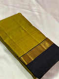 EXCLUSIVE KANCHIPURAM PURE SILK HANDLOOM SAREE WITH 1 GRAM PURE GOLD ZARI -PDSKSS001E