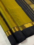 EXCLUSIVE KANCHIPURAM PURE SILK HANDLOOM SAREE WITH 1 GRAM PURE GOLD ZARI -PDSKSS001E