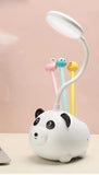 Rechargeable Panda Desk Lamp cum Pen Stand for kids-ACS001