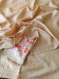 MRINALINI, TUSSAR SILK SAREE WITH MIRROR WORK AND EMBROIDERED BLOUSE -KIAMWS001
