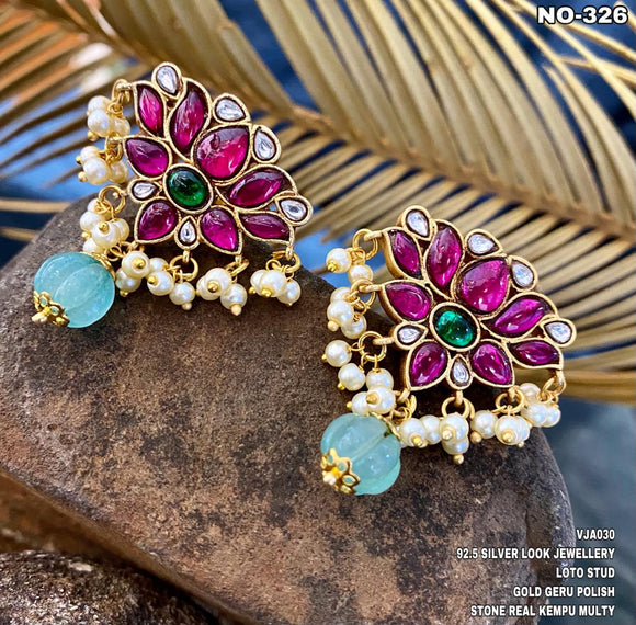 Buy Blue Sky Pink Calla Lily Flower Earrings online - Seema Clay