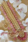 ANJALI, LONG MEENAKARI KUNDAN NECKLACE SET FOR WOMEN-MNS001