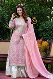 Festival collection awesome styles sharara set in blushing pink-DPSP001