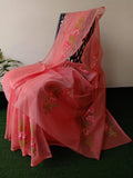 Embroidered Organdy Saree without Blouse-KIAOS001