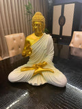 GOLDEN BUDDHA, Big Buddha Statues -Meditation (Ashirwad Mudra)-RKBS001GB