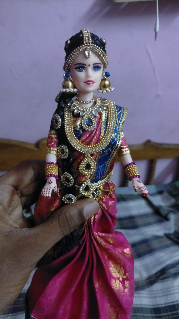 BEAUTIFUL DECORATIVE DOLL FOR PUJA -HKDS001D