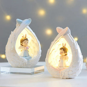 SET OF 2 , WISHING ANGEL  LAMPS FOR KIDS -PANIPUL001A