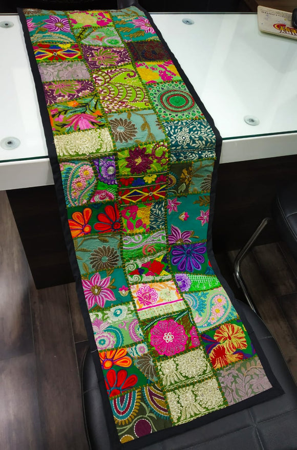 Handmade Banjara Embroidered Table & Bed Runner -PALTR001