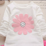 DAISY FLORAL FULL SLEEVES TOP WITH JACKET AND PANTS FOR KIDS -OKG001D