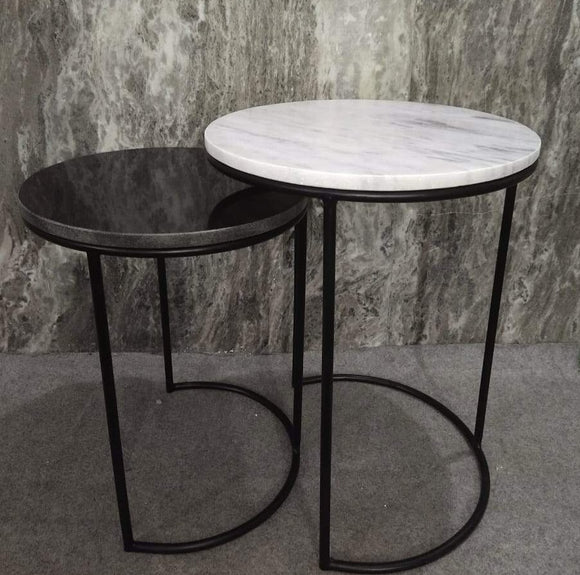 Black & White Nesting Tables Set-GANNBW001