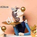 KISSING GOLDEN  BUBBLE CUTE GIRL  -PARTY PLATTER SKDP001