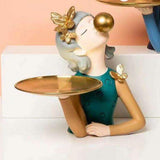 KISSING GOLDEN  BUBBLE CUTE GIRL  -PARTY PLATTER SKDP001