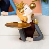 KISSING GOLDEN  BUBBLE CUTE GIRL  -PARTY PLATTER SKDP001