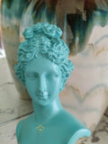 BEAUTIFUL BLUE DIANA, THE HUNTRESS STATUE FOR TABLE DECOR-SKDDH001