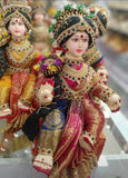 GOLDEN DECORATED VARALAKSHMI IDOL  FOR PUJA-GEETVI001PBL