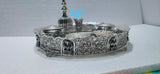 Full Set Antique German Silver Pooja Set washable limited edition exclusive collection-SNUC001