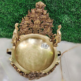 ARADHYA, ANTIQUE FINISH BRASS LIMITED EDITION URLI -SNLEU001