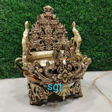 ARADHYA, ANTIQUE FINISH BRASS LIMITED EDITION URLI -SNLEU001