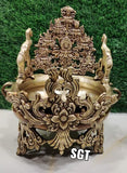 ARADHYA, ANTIQUE FINISH BRASS LIMITED EDITION URLI -SNLEU001