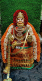 2021, SHRAVANA MASA SPECIAL TANJORE FACE VARALAKSHMI IDOL WITH DECORATION-SNVITF001