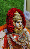 2021, SHRAVANA MASA SPECIAL TANJORE FACE VARALAKSHMI IDOL WITH DECORATION-SNVITF001