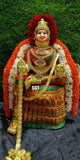 2021, SHRAVANA MASA SPECIAL TANJORE FACE VARALAKSHMI IDOL WITH DECORATION-SNVITF001