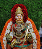 2021, SHRAVANA MASA SPECIAL TANJORE FACE VARALAKSHMI IDOL WITH DECORATION-SNVITF001