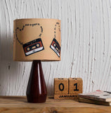 OLD MELODIES , WOODEN BASE TABLE LAMP -SKD001OM