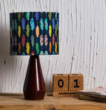 THE FEATHERS , WOODEN BASE TABLE LAMP -SKD001F
